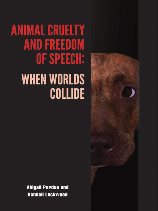 Title details for Animal Cruelty and Freedom of Speech by Abigail Perdue - Wait list